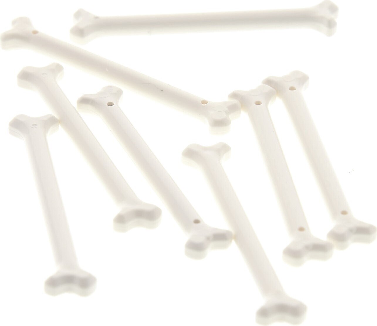 8x Lego kosti dlhé 0,3x4x0,6 biele Kostry Figúrky Príslušenstvo 4600307 92691