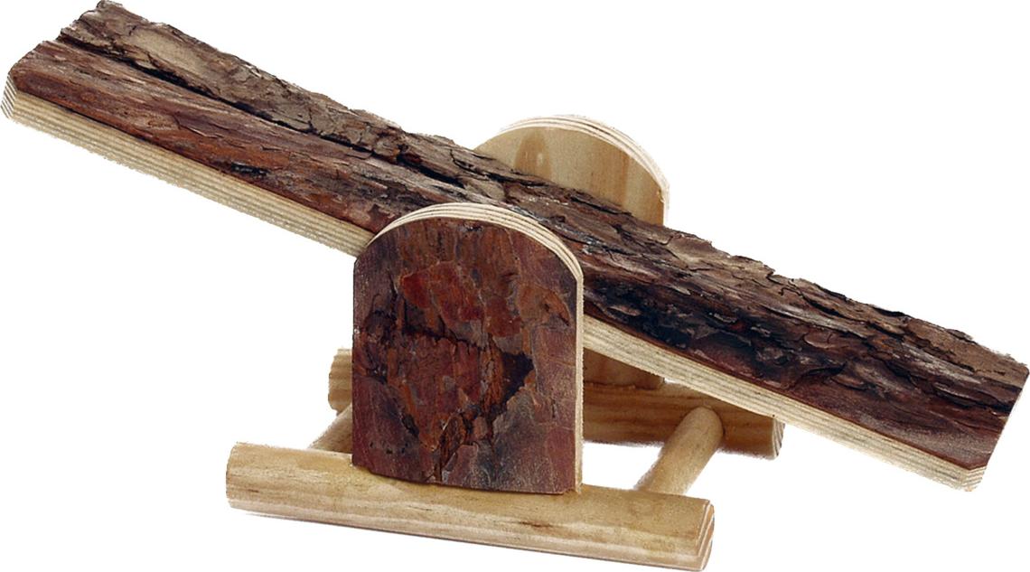 Wonderland Wippe Holz für Hamster Mäuse Käfigeinrichtung Spielzeug 84285