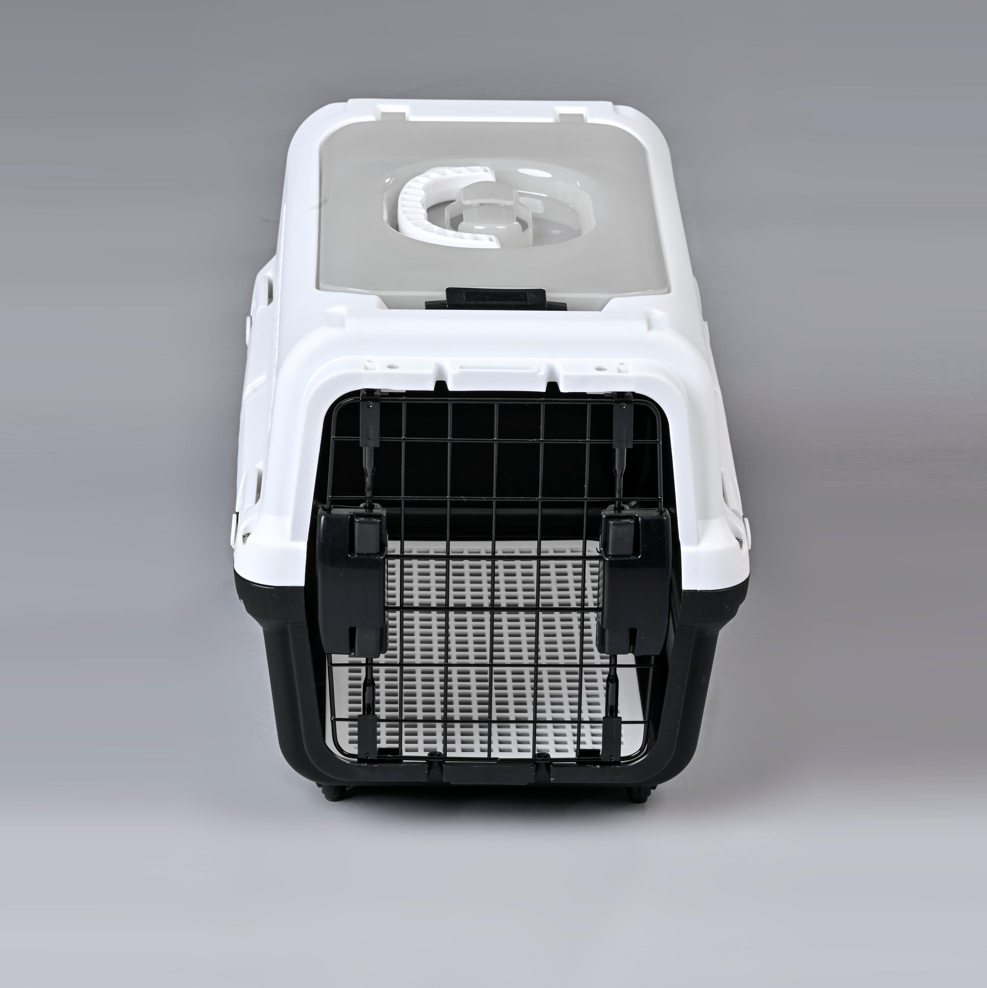 RHRQuality Reisekorb – 50 x 50 x 35 cm – Kunststoff-Reisekorb – Für Katzen – Schwarz RHR1003-BL