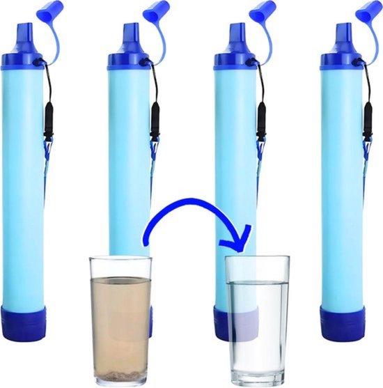 OEM Wasserreinigungssatz - Set aus 4 - 21,5*3,3cm - Wasserreinigungssystem - Für Notfallsets und Notfall - Notwasserreinigung für Camping im Freien - Filter für Überleben in der Wildnis - Trinkwasserreinigung für draußen 2026
