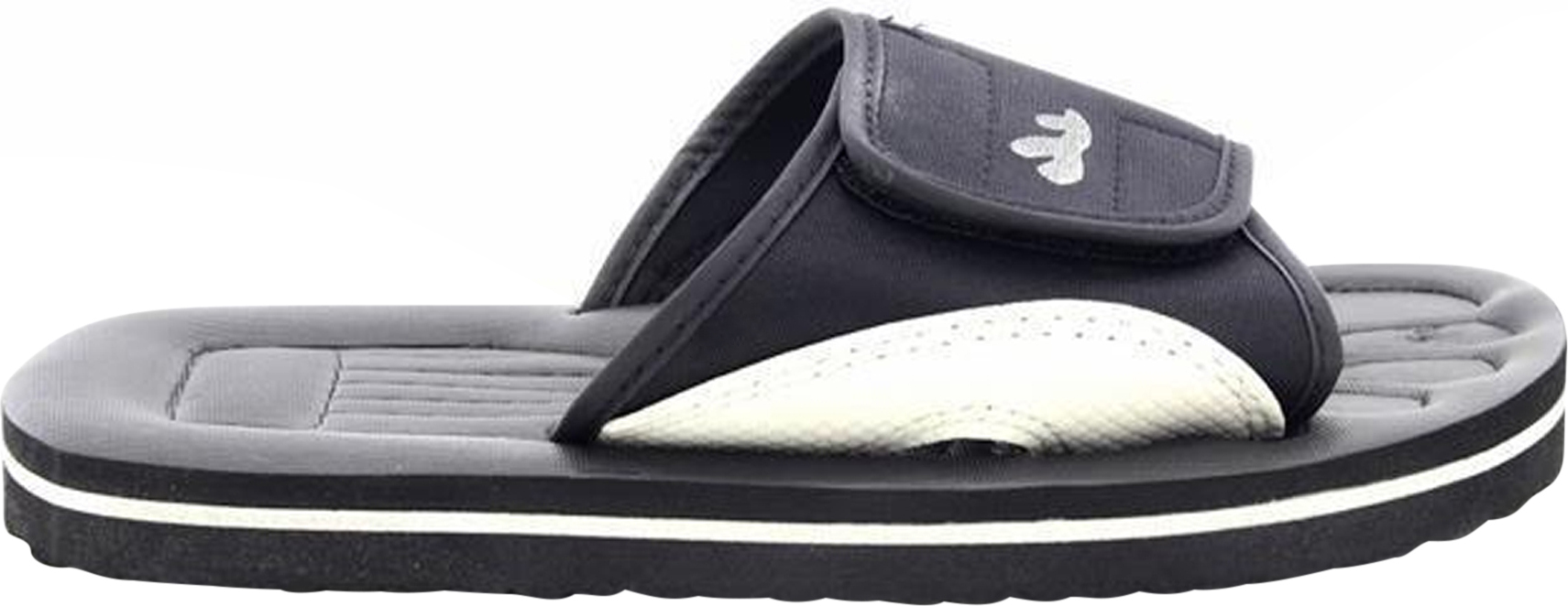PDQ Men's Surfer Touch Fastening Beach Mule Pool Shoes - Navy Blue/Grey, Slip-On Water Shoes - View #2