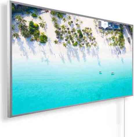 Könighaus Infrarot KÖNIGHAUS Panorama Infrarotheizung 1200W - Traumstrand 1 mit Smart-Thermostat und App Panorama-Serie_P_1200_14_Traumstrand1+Smart