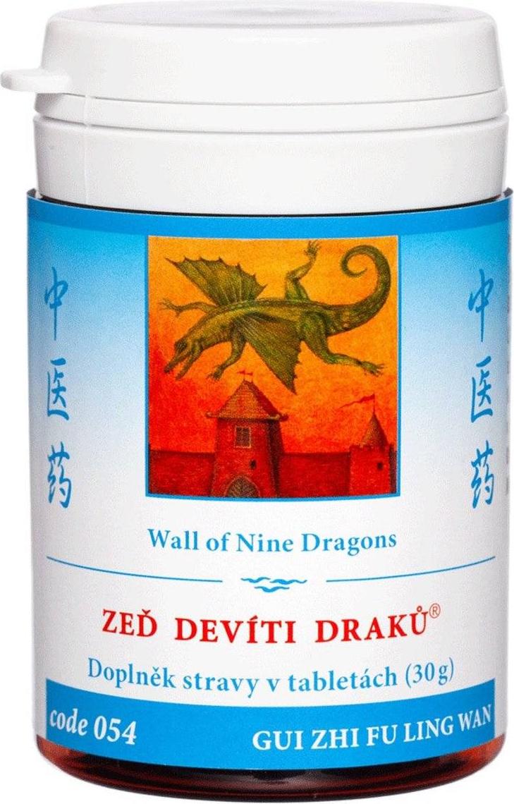 TCM Herbs 054 Wand der neun drachen (GUI ZHI FU LING WAN), 100 tbl