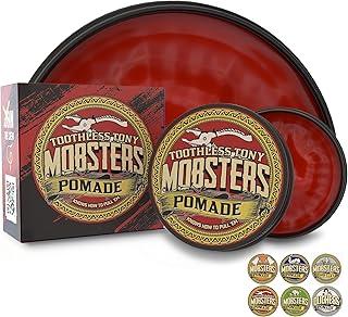 Akhan Mobsters Pomade – Pomade Herren-Haarwachs auf Wasserbasis, duftend, Premium-Haarwachs für Männer, matte Haar-Styling-Produkte, ideal für Styling – (Toothless Tony) 174826630