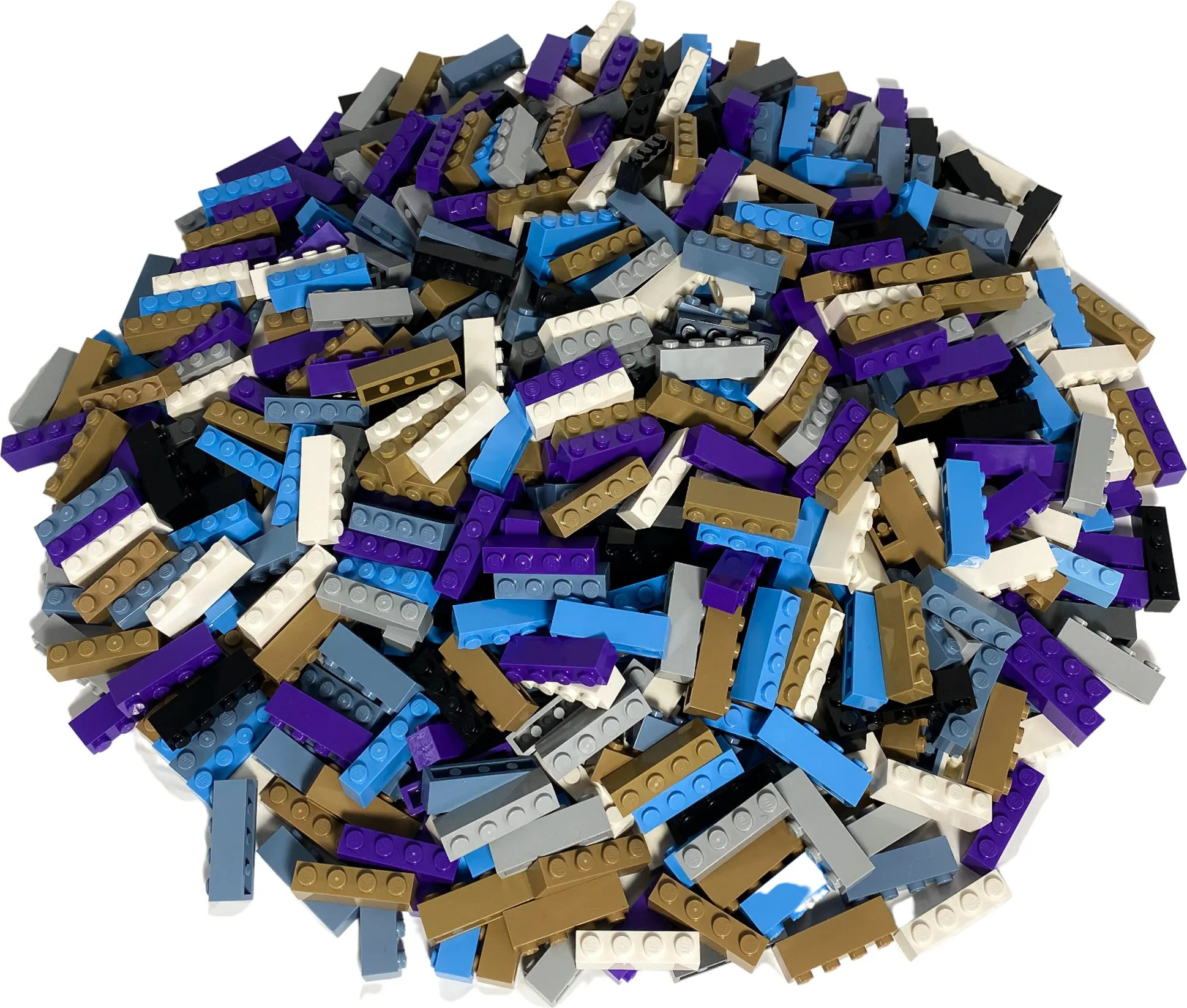LEGO® 1x4 kocky High Mixed Colour - 3010 NOVINKA! Množstvo 1000x