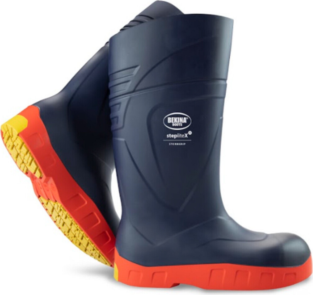 Bekina: Steplite X Stormgrip S5 blau, orange P, Größe 37 (Verpackt pro 1 Paar) 107-128-032-37