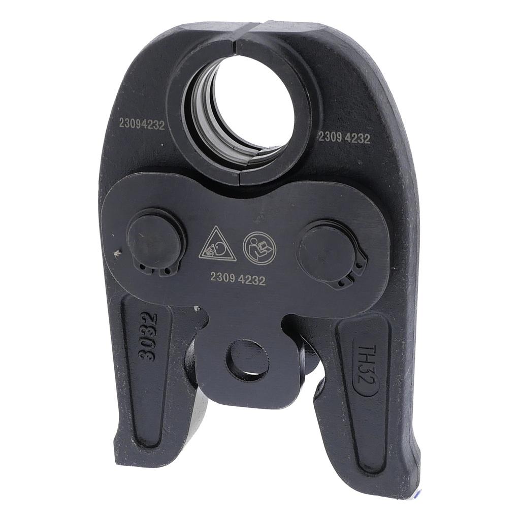 FLUXON Pressbacke TH Profil 32mm Rohr Stahl Presszange Pressbacken