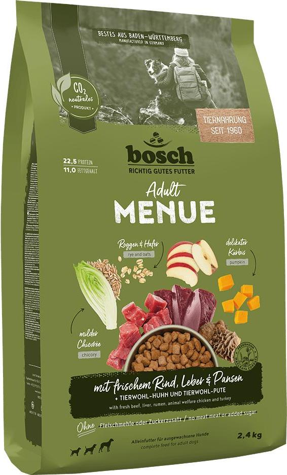 Bosch 2,4kg MENUE Adt Rind&Innerei+Rog&H