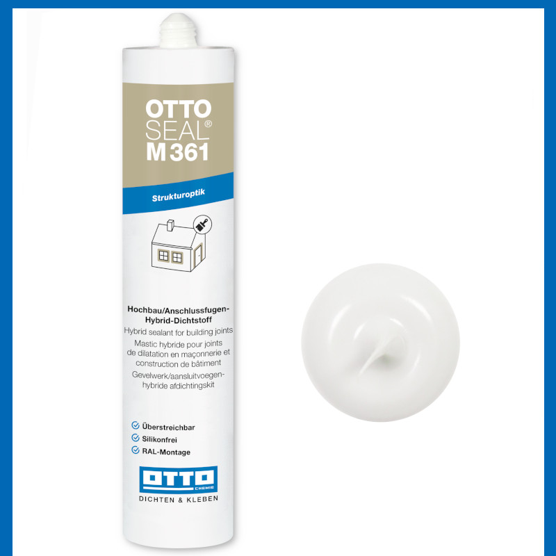 Otto Chemie Ottoseal M361 Hybrid Dichtstoff Struktur Fugen Strukturdicht 310ml M361-04-C9016