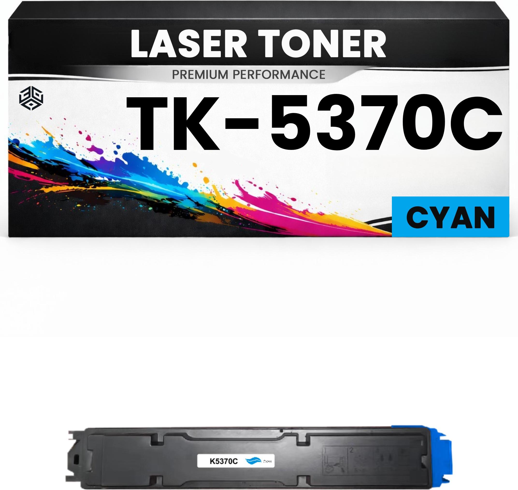 3DPLADY XXL Toner kompatibel für Kyocera TK-5370C PA3500CX/MA3500CIX /MA3500CIFX in Cyan 3.5-TK5370C-AS