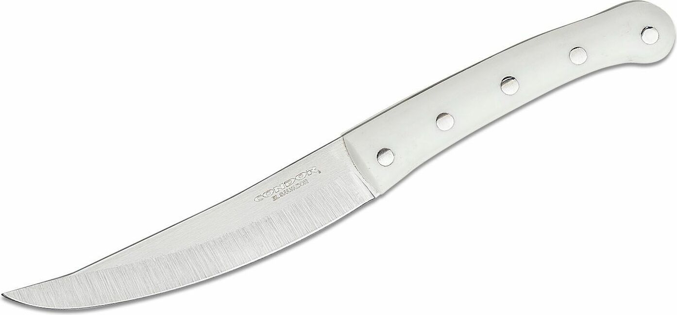 CONDOR Tool & Knife Condor Meatlove Feststehendes Messer mit Lederscheide Weiss CTK-65008