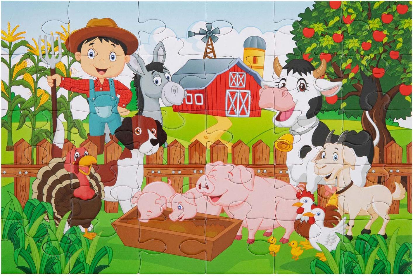 Creative Craft Lab Creative Craft Group Puzzle Farm, 30st.