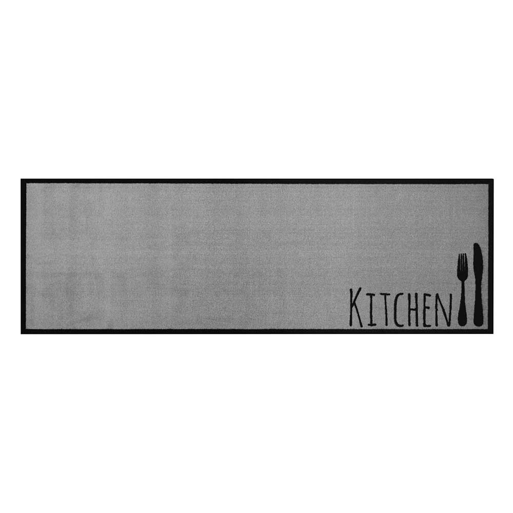 Waschbarer Küchenläufer Stars Schwarz 50x150 cm