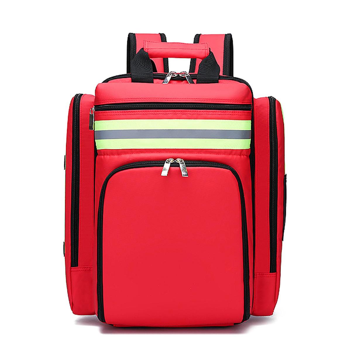 Dopwii Notfallrucksack leer für Erste Hilfe & Trauma Kit, medizinischer Rucksack, wasserfest & robust, für Rettung & Einsatzkräfte KAUF-Wohn-OD1756-015