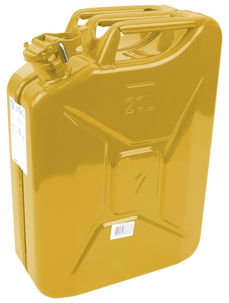 Dönges Benzinkanister 20 Liter Metall gelb | Stahlkanister, Kanister, Blechkanister