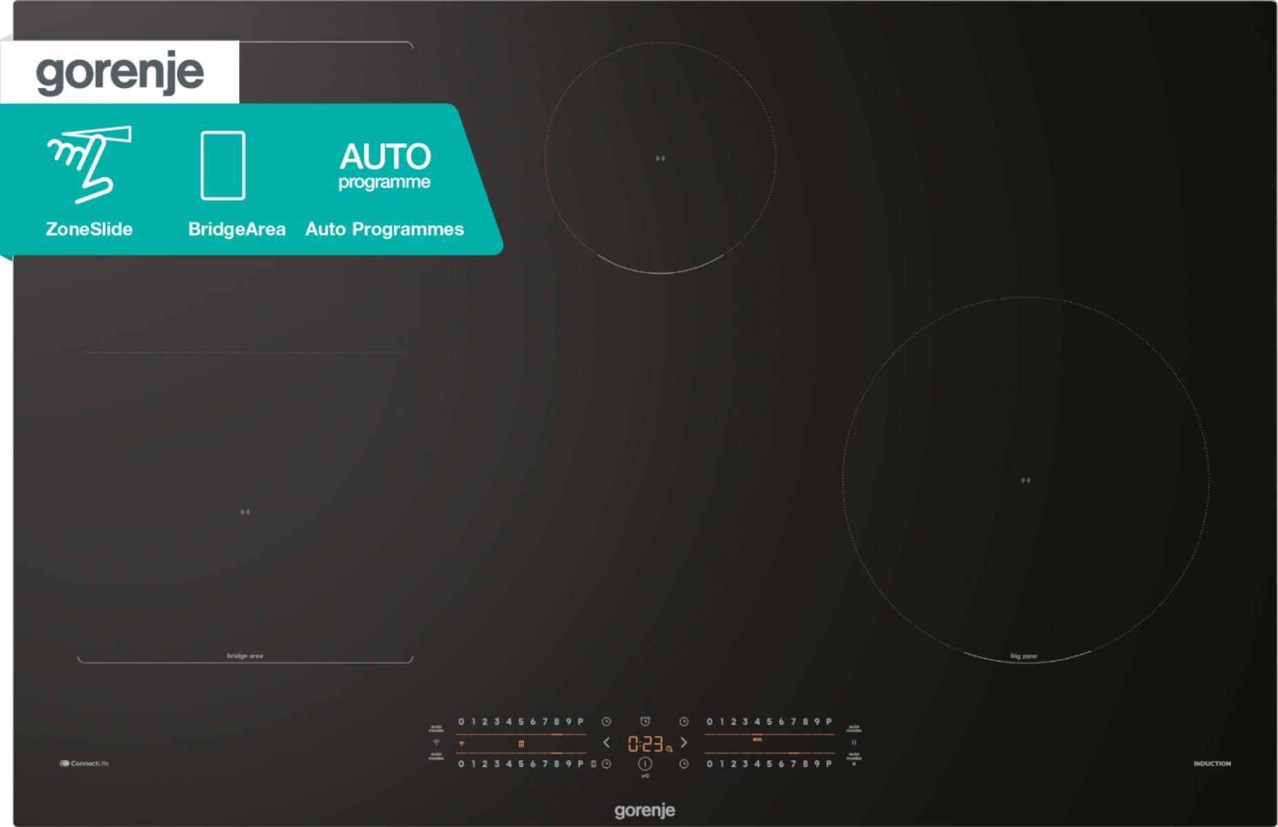 Gorenje GI8432BSCWF čierna Vstavaná 60 cm indukčná varná doska so 4 zónami