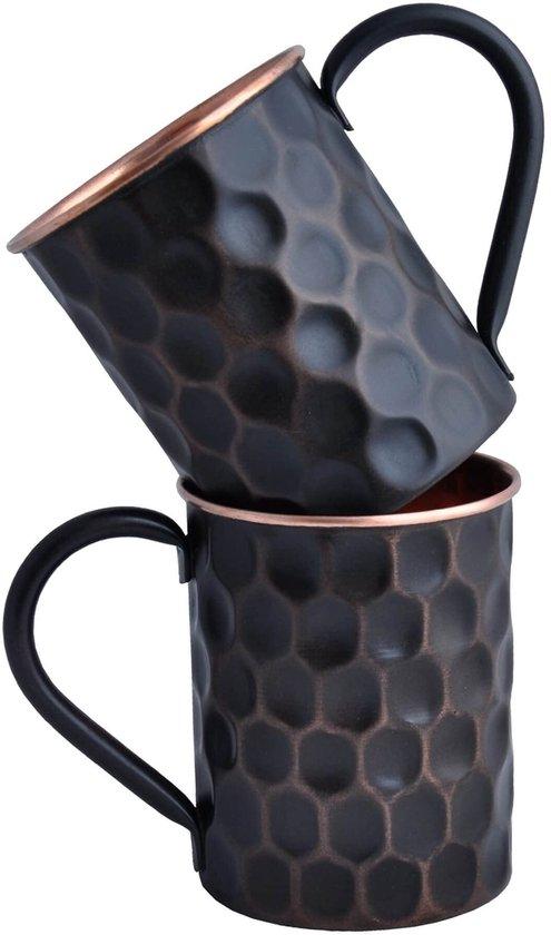 OEM Kupfermug-Set für Moscow Mule, 20 Oz, gehämmerter Kupfer Look, Set von 2 2026