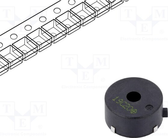 TNE 1x Schallwler: piezoelektrisch ohne internen Generator LPT2311AS-HS-09-4.0-19-R E _1GH_LPT2311AS-HS-09