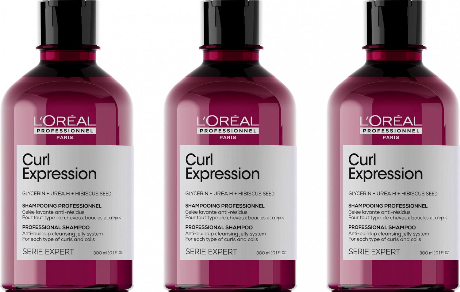 L'Oréal Curl Expression Anti-Buildup Cleansing Jelly 3x300 ml