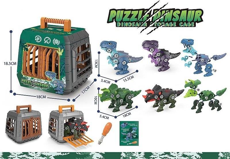 ADAR Dinozaur do skrcania ze rubokrtem MIX