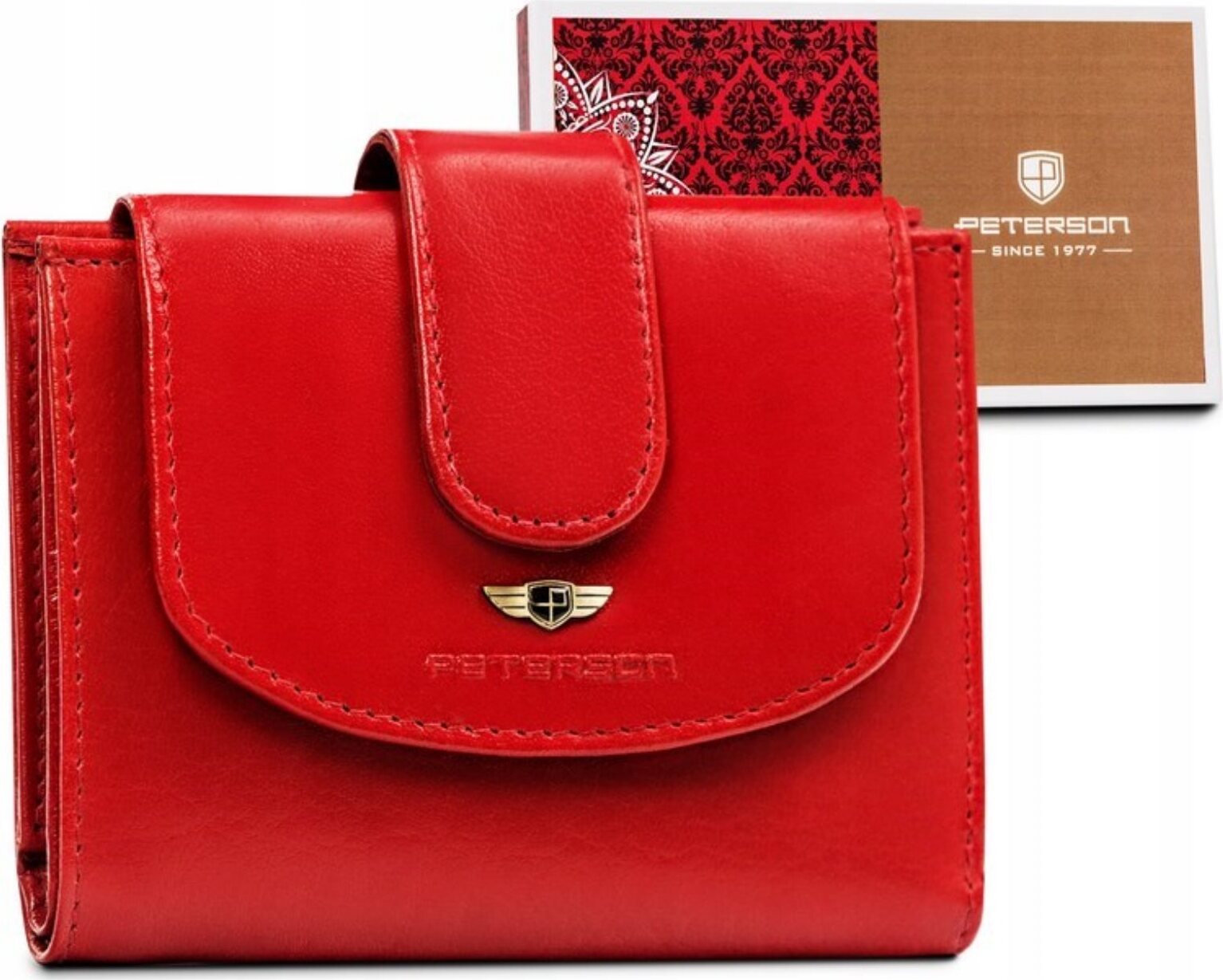 Mittelgroße Damen-Geldbörse aus Leder - Peterson rovicky206290