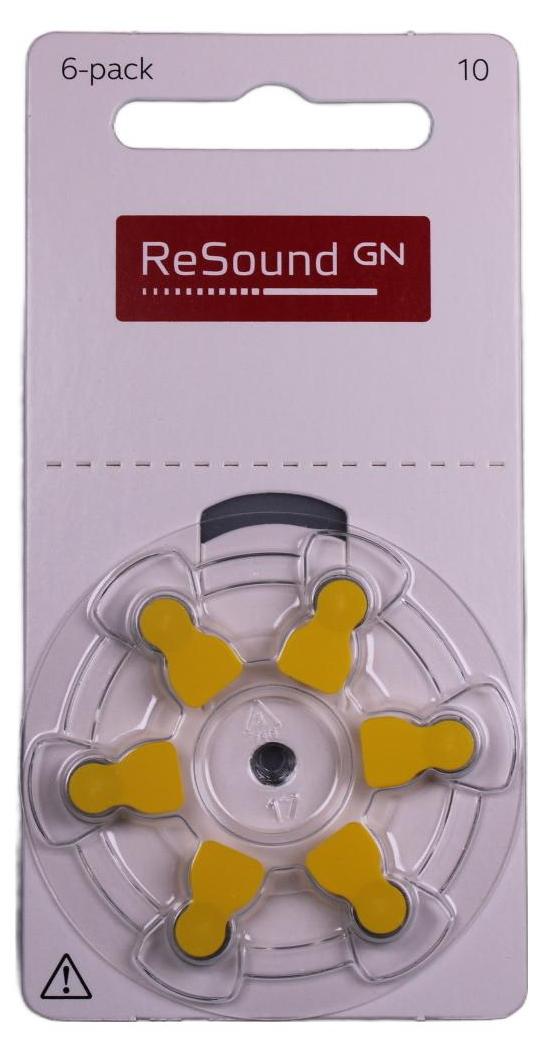 GN ReSound Batterien 10er - 60 Batterien