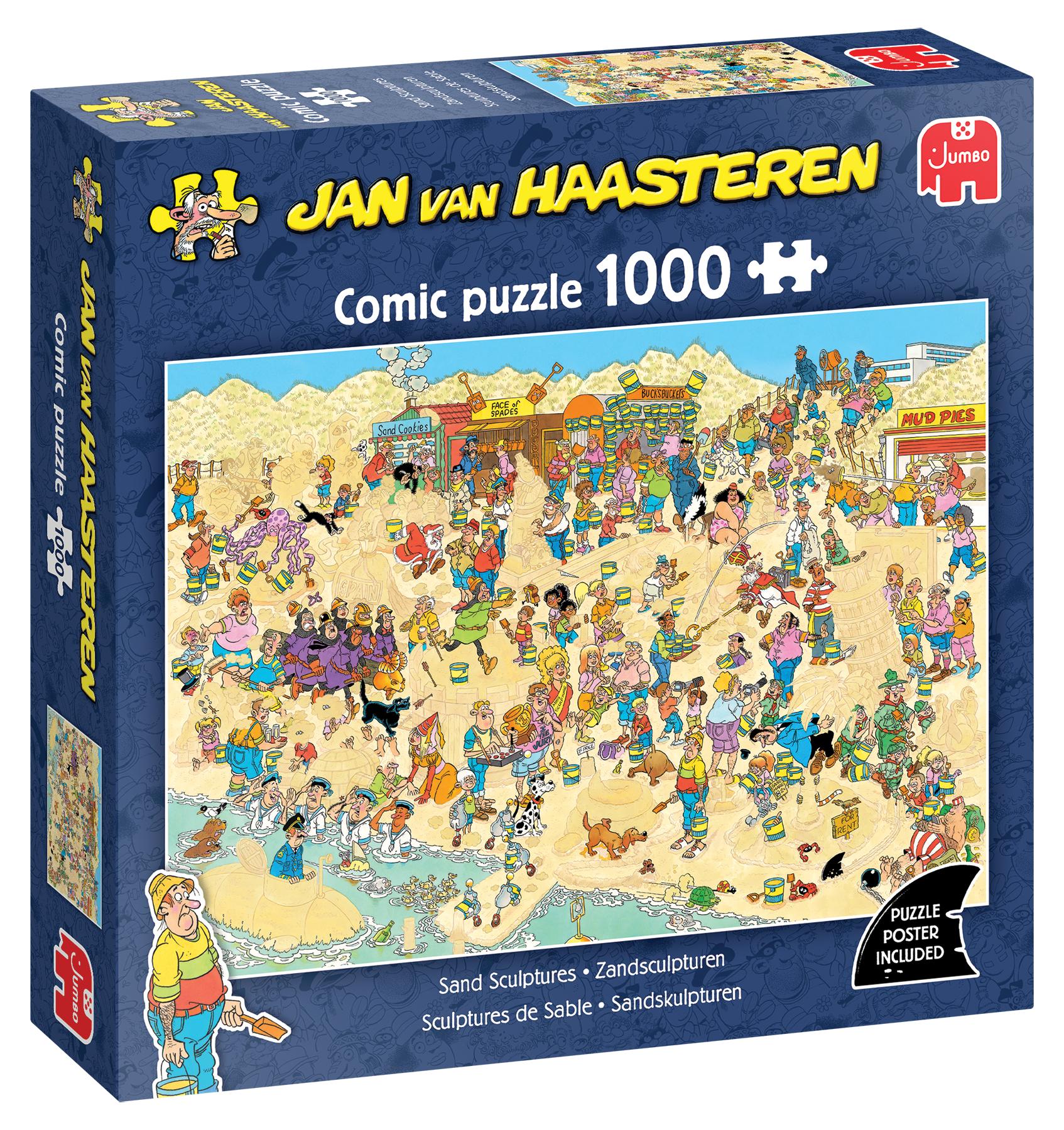 Jumbo Jan van Haasteren - Sandskulpturen - 1000 Teile, 1000 Stück(e), 12 Jahr(e) 1110100612