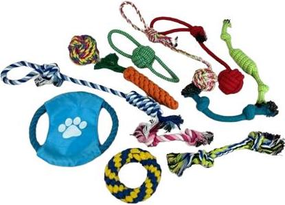 JDS Zerrspielzeug-Set für Hunde mit Spielzubehör