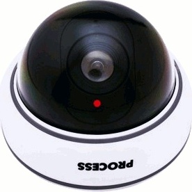 Atrapa kamery LED Monitorovacia kamera Atrapa CCTV Bezdrôtový kupolový alarm