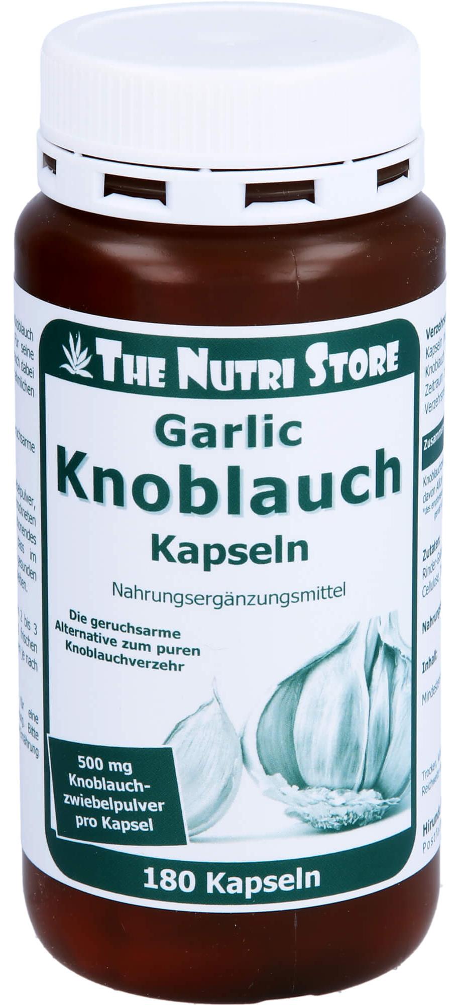 Hirundo Products Vertriebsanstalt Mauren Knoblauch 500 mg geruchsarm, 180 St KAP 05025401
