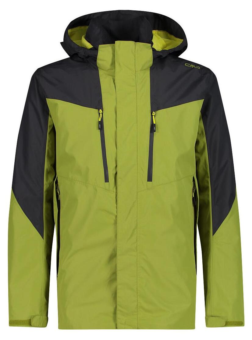 Cmp Man Jacket Zip Hood Moss Moss 54 33Z5037