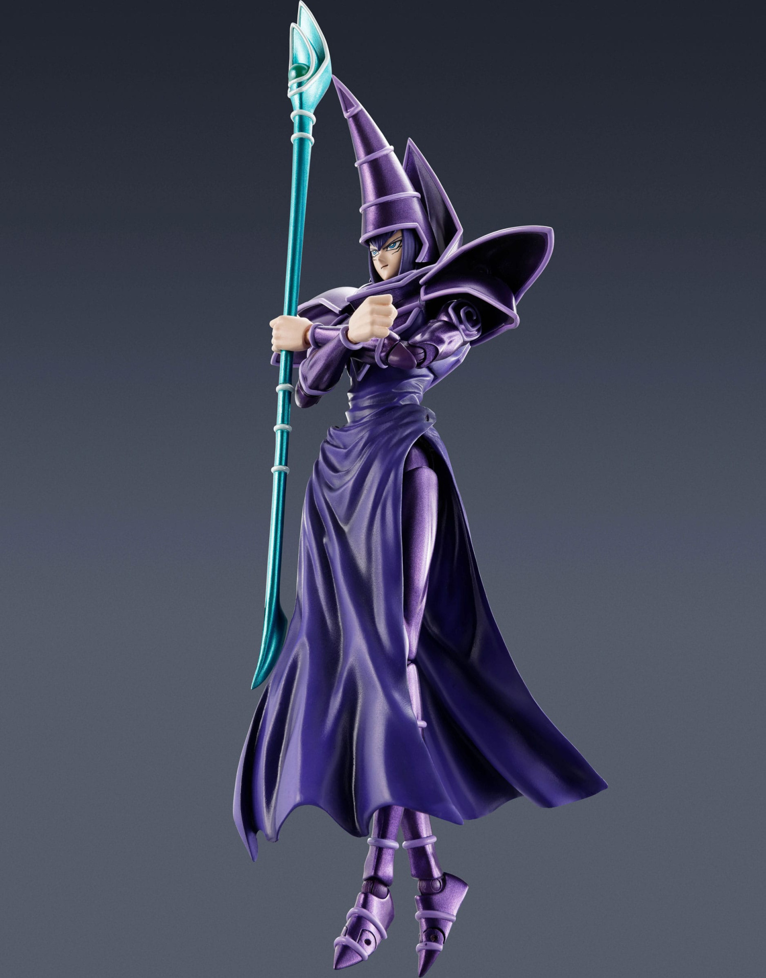 Bandai Tamashii Nations Yu-Gi-Oh! S.H. MonsterArts Actionfigur Dark Magician 19 cm 551