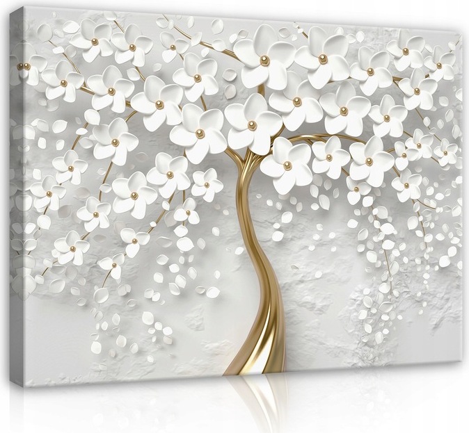 Moderner Leinwanddruck 'Baum Des Lebens' – 30x40 Cm, Gerahmt, Für Wohnzimmer & Schlafzimmer