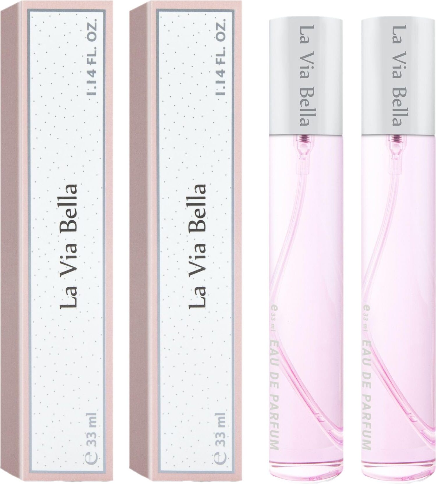 Damenparfüm NAINA - Set La Via Bella 2x 33 ml - Inspirierte Parfüm Damen, Parfümfläschchen Spray, Flakon Eau de Parfum - Damendüfte Aromakompositionen Nicht verfügbar