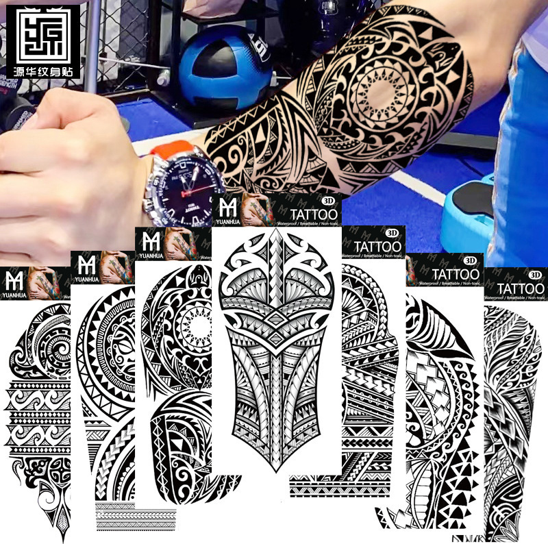 INF 7er-Pack wasserfeste temporäre Tattoos 307214