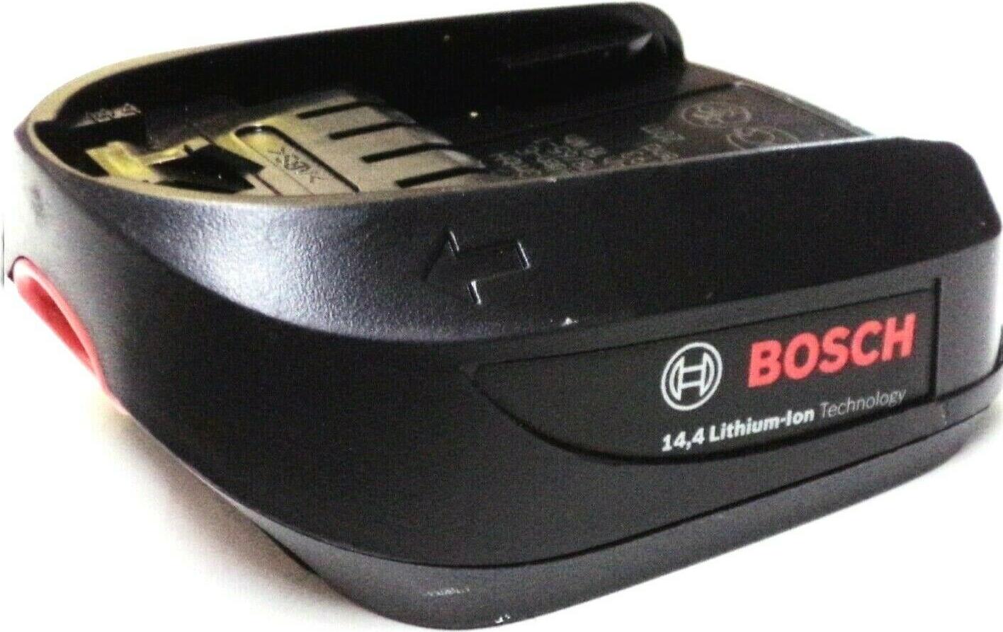 HKM Akkutechnik Bosch Akku 14,4 V - Li Neubestückt mit 1,3 Ah PSR - grüne serie DIY 5857