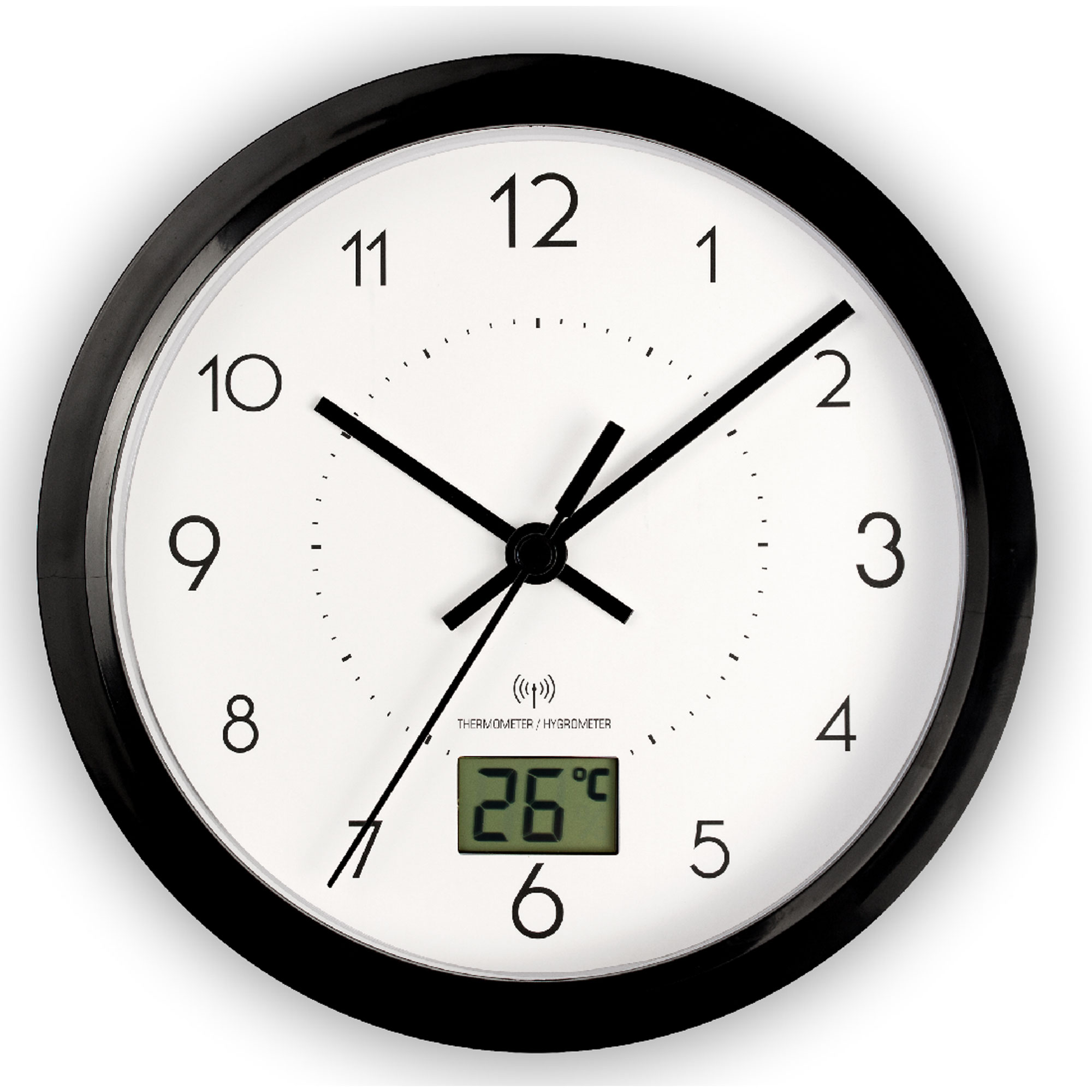 Technotrade Funk Badezimmer Uhr mit Saugnäpfen Aluminium 190x190x58mm für  8,50€ inkl.