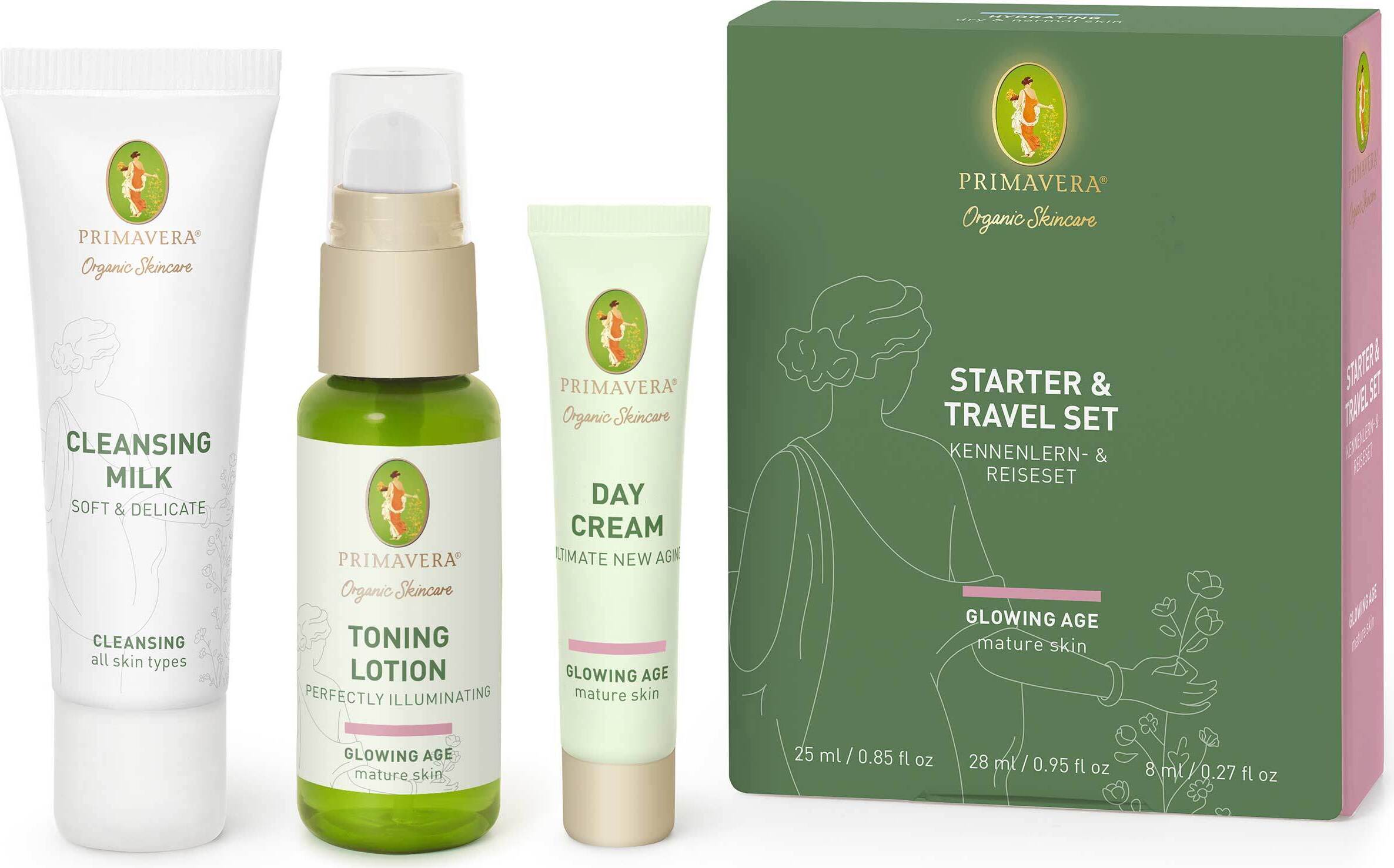 Primavera Geschenkset für reife Haut Glowing Age (Starter & Travel Set) 17819833