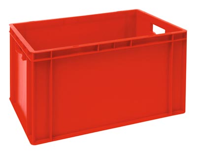 Proregal Euronormkasten, Volumen 60 l, BxTxH 600x400x320 mm, Farbe rot B9-13215-ROT