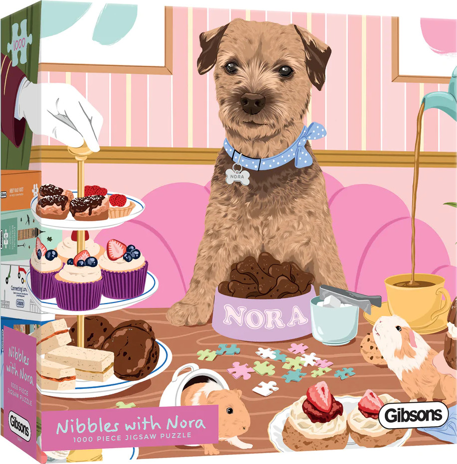 GIBSONS Puzzle Knabbern mit Nora 1000 Teile 06617