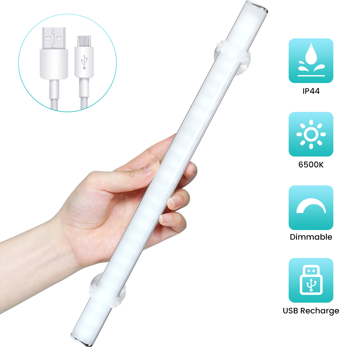 nasum ELFELAND Hochwertige Beleuchtungsleiste mit 27 LEDs