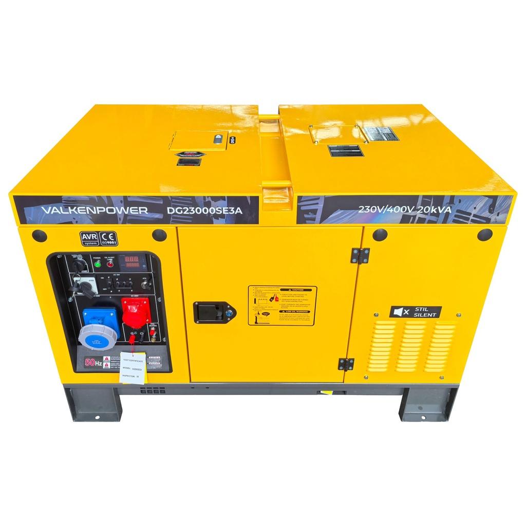 trainsway Dieselgenerator 16000W 230V 400V ATS AVR Schalldämmung Generator Stromgenerator