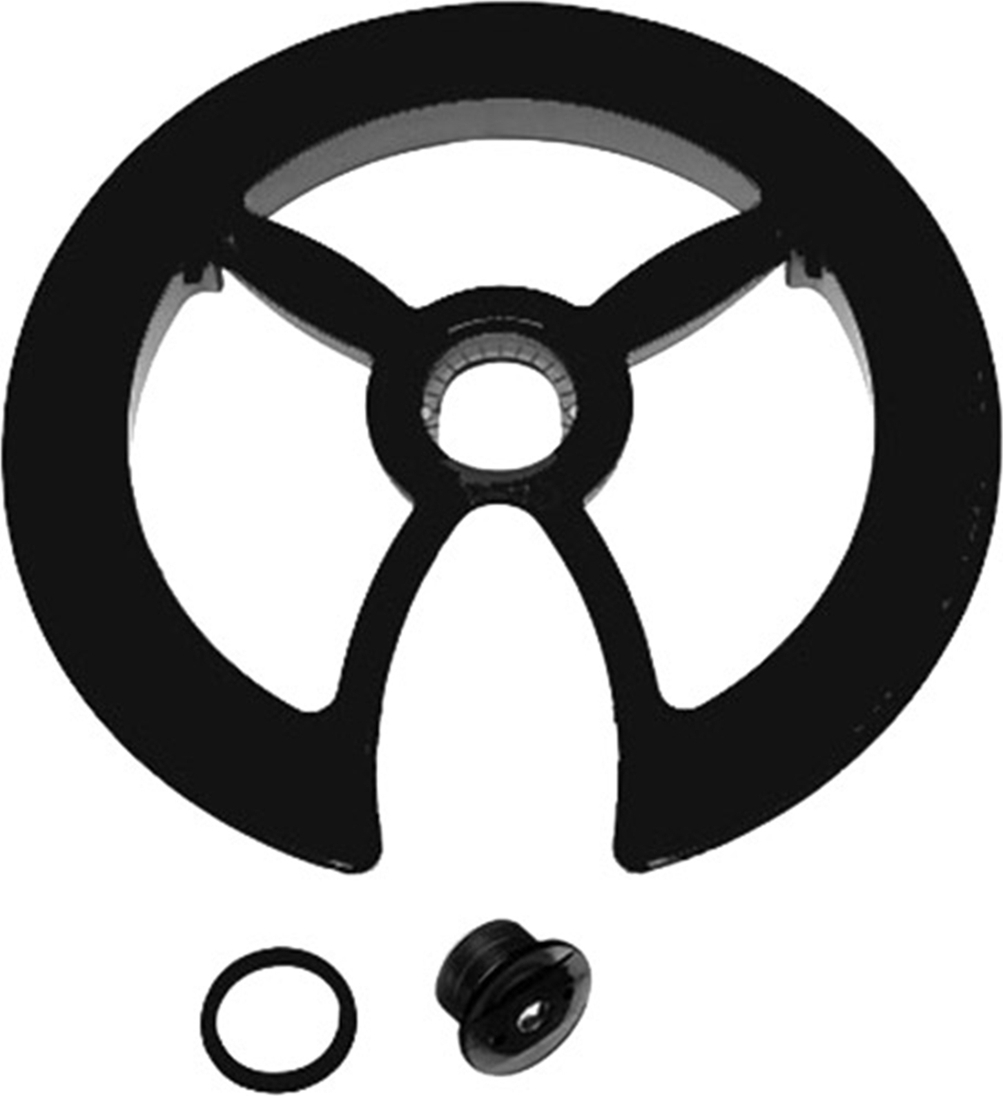 Kettenschutzscheibe Für 42–44 Zahn-Kurbeln, 180 Mm, Schwarz – Schützt Hose & Kurbel