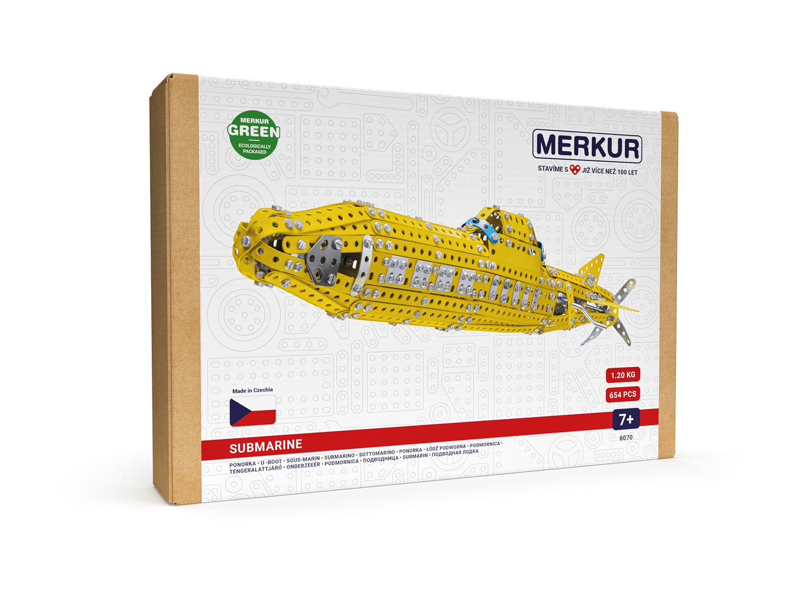 Merkur Toys - MERKUR U-Boot 658Stück im Karton 33x23x5,5cm 476159733