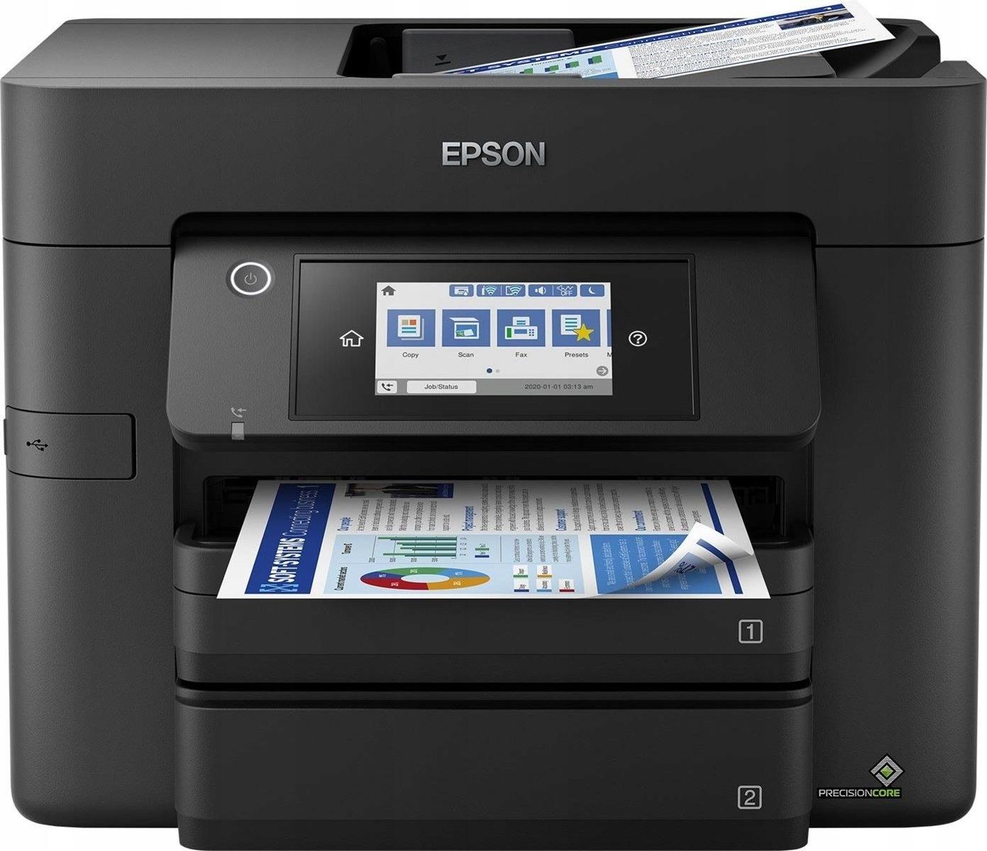 Drucker Scanner Epson Wf-4830Dtwf Wifi Duplex, 36Ppm, Fax, Kopierer
