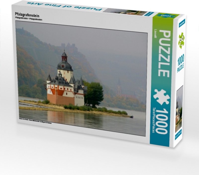 Calvendo Pfalzgrafenstein 1000 Teile Puzzle quer 640x480mm, CALVENDO; 7363365