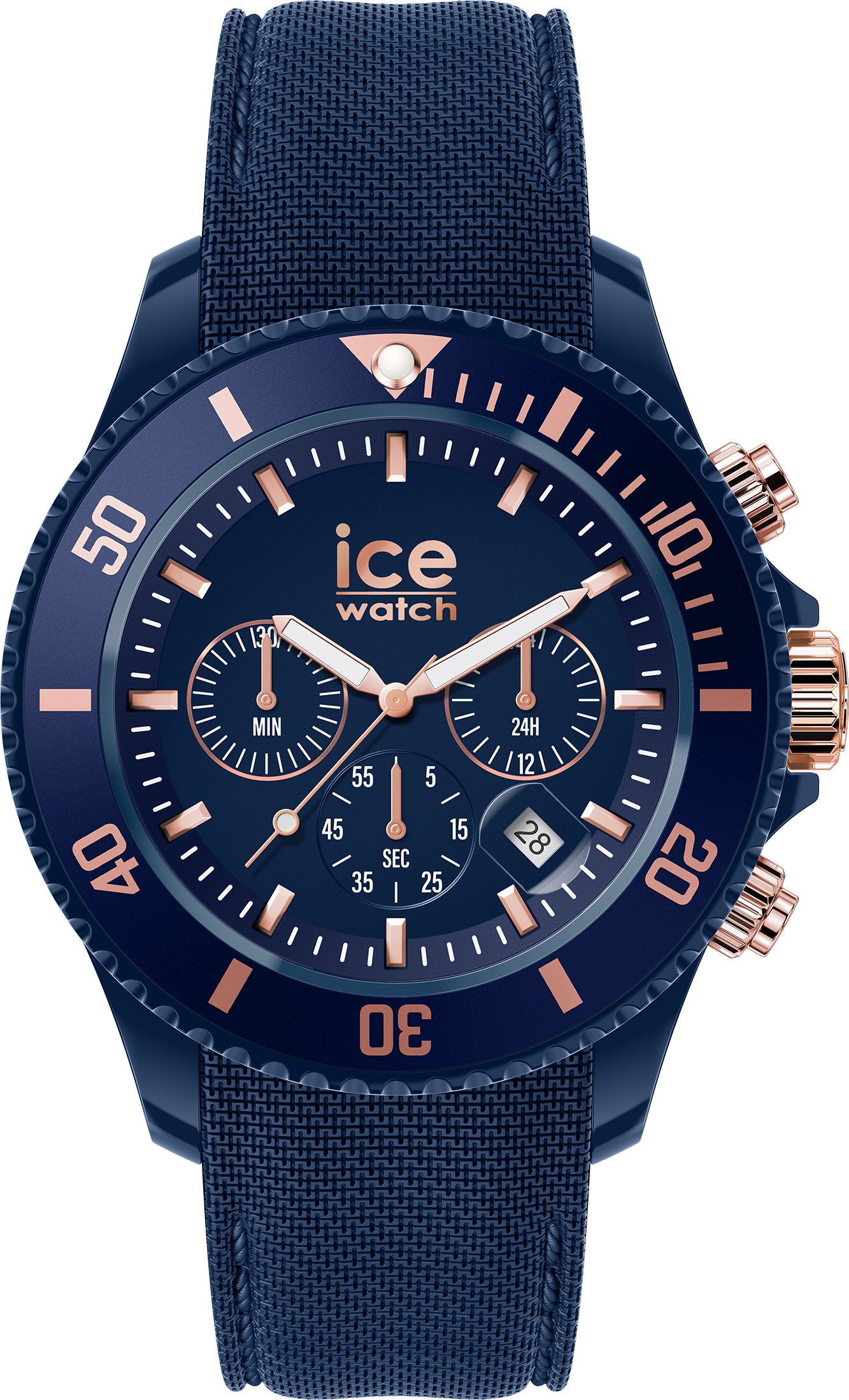 Hodinky Ice-Watch Ice Chrono Blue Rose-Gold