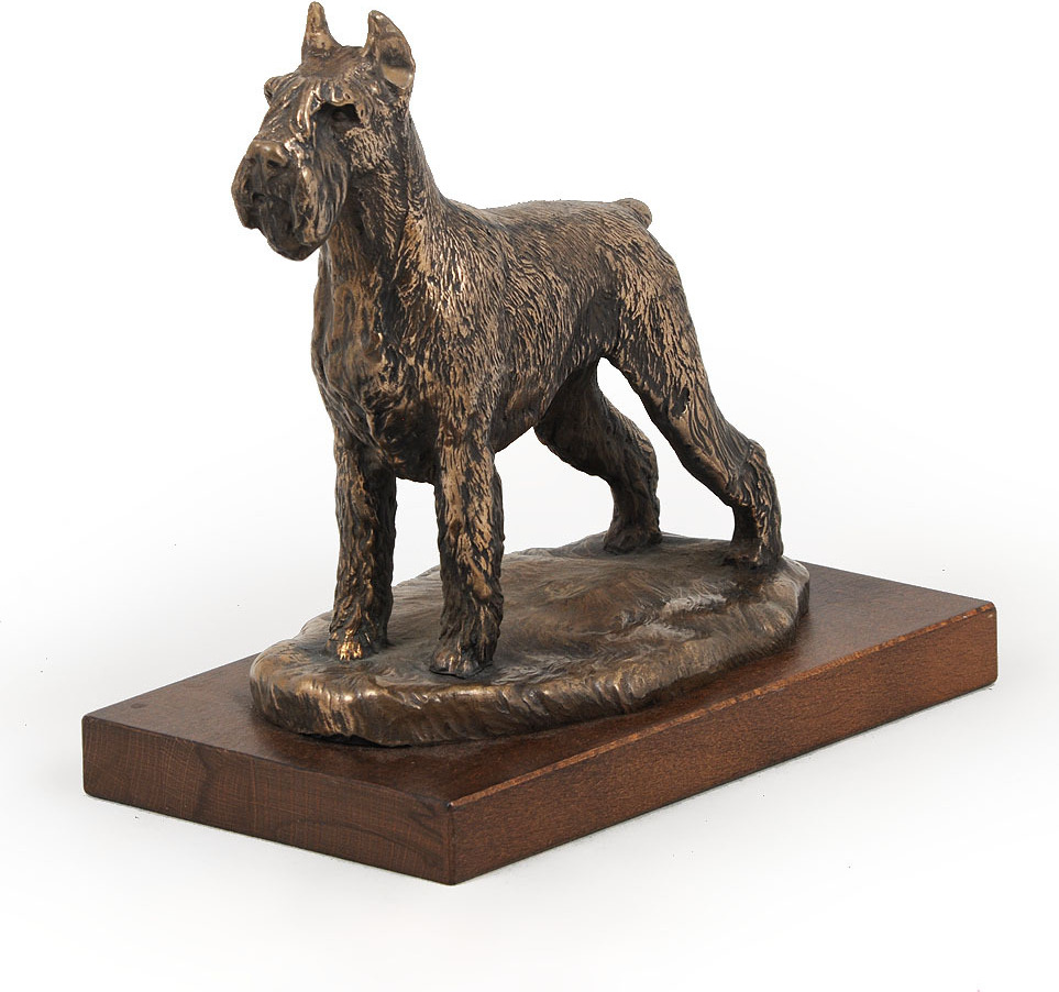 Schnauzer - Hundestatue, Figur für Büro, Trophäe für Hundeausstellung von Art-Dog brand