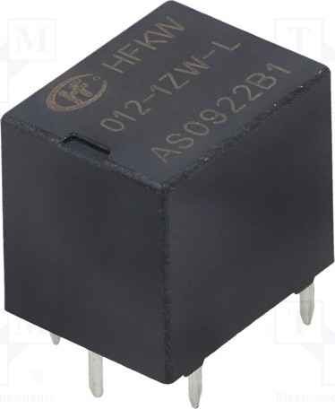 TNE 1x Relais: elektromagnetisch 35A USpule : 12VDC Umax: 16VDC HFKW/012-1ZW-L Elekt _1GH_HFKW/012-1ZW-L