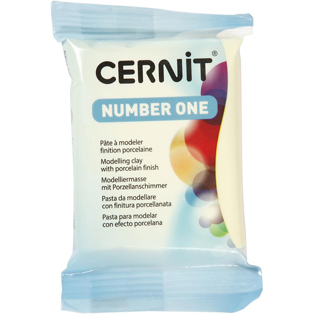 Cernit Polymer Clay N°1 Polymer-Ton Vanilla 56 g CE0900056730C